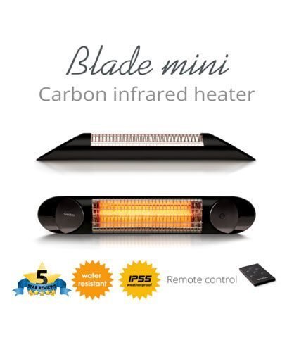 Veito Blade Mini 1.2kW Weatherproof Carbon Heater