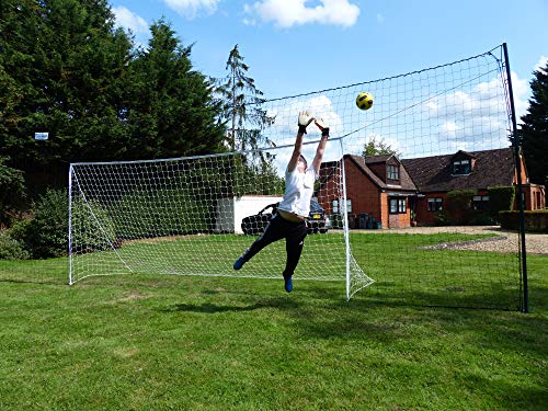 Open Goaaal! Large Size - AS SEEN on DRAGONS DEN! - Winner ISPO 2019 Best Team Sports Product! - Stops shots going over, rebounds them back!