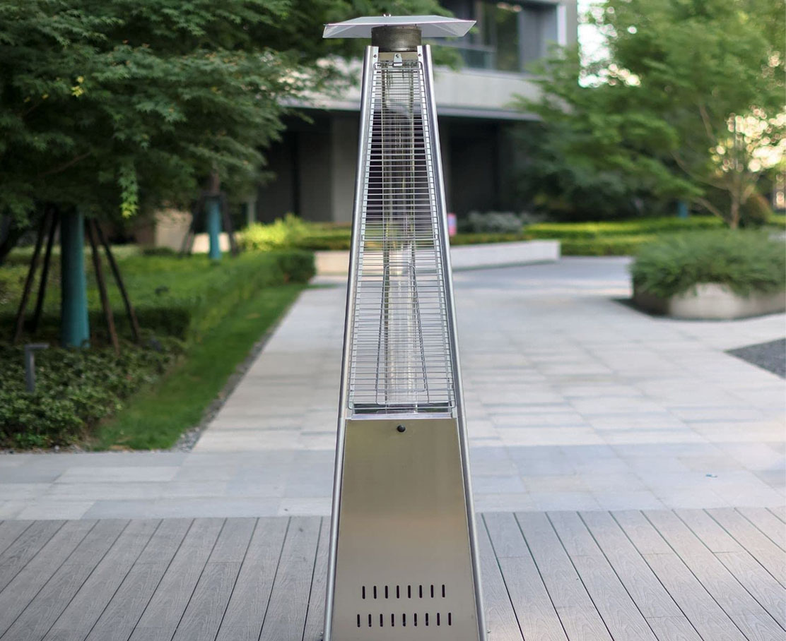 GardenCo 13000W Outdoor Flame Pyramid Patio Heater Outdoors