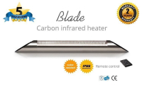 Veito Blade S2500 2.5kW Electrical Waterproof Wall Mounted Patio Heater